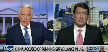 ICYMI—Hagerty Joins America Reports on Fox News to Discuss China’s Surveillance Stations in the United States